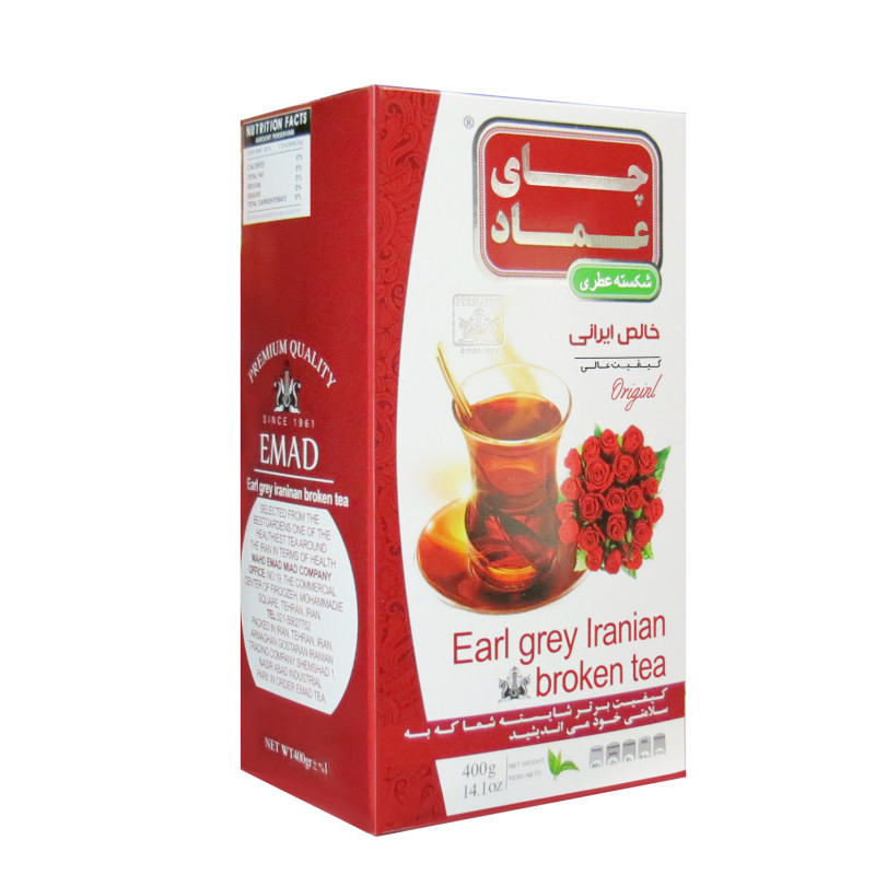 چای ایرانی معطر ارل گری عماد - 400 گرم