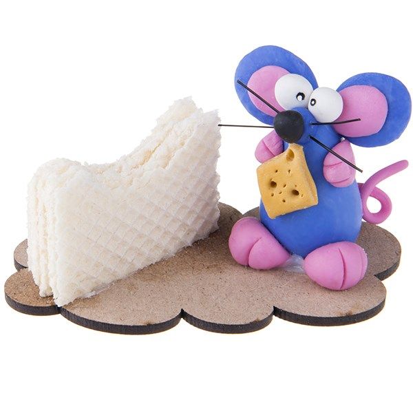 عروسک تزئینی موش گرسنه و بیسکوییت ویفری Ice Toys