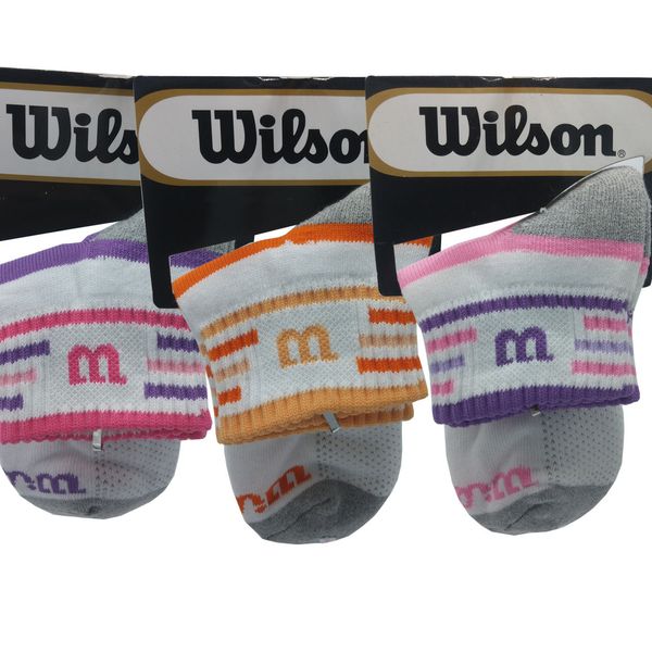 جوراب ورزشی زنانه ویلسون مدل wi34s0n مجموعه 3 عددی