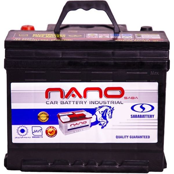 باتری اتمی خودرو صبا باتری مدل 55 امپرسیلد نانو 