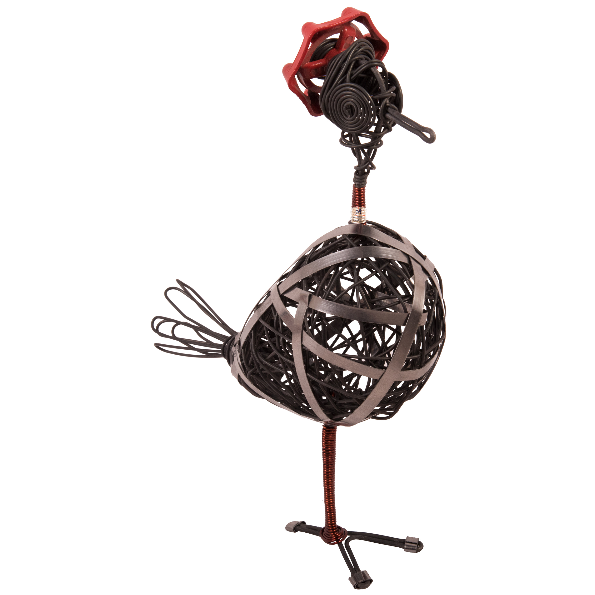 مجسمه چترفیروزه مدل پرنده فانتزی ترکیبی طرح 56