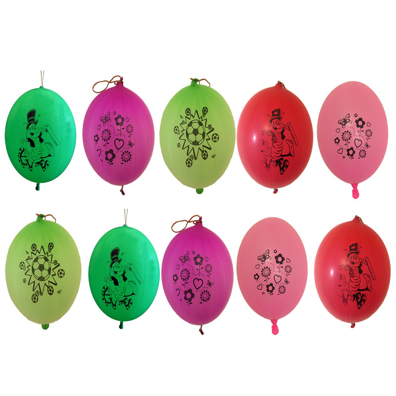 بادکنک لاتکس مدل Punch Balloons مجموعه 10 عددی