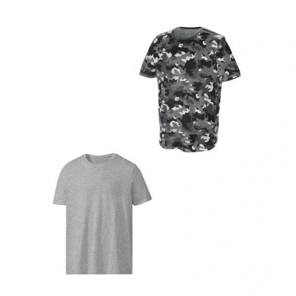 تی شرت آستین کوتاه مردانه پارکساید مدل p2023 مجموعه دو عددی