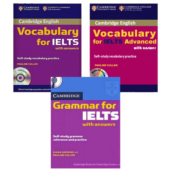 کتاب Grammar and Vocabulary for IELTS اثر Pauline Cullen انتشارات هدف نوین 3 جلدی