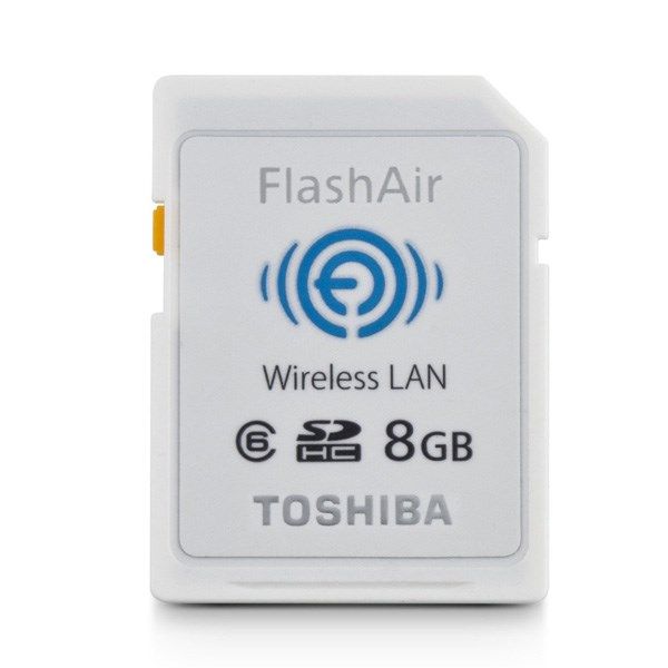 کارت حافظه SDHC توشیبا مدل Flash Air W-02 SD-R008GR7AL01 کلاس 6 ظرفیت 8 گیگابایت