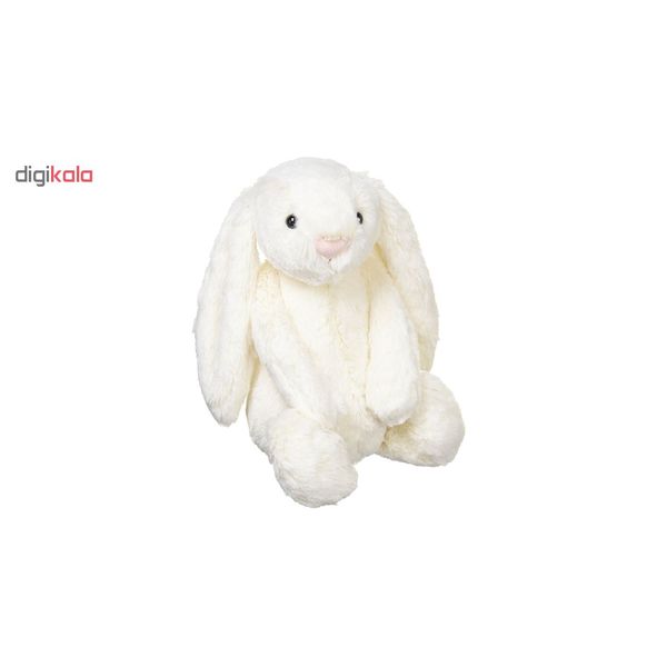  عروسک خرگوش مدل White Jelly Cat ارتفاع 25 سانتی متر 