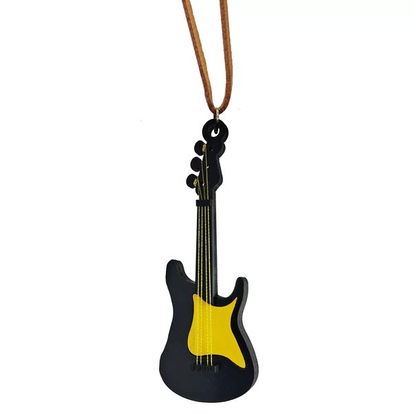 گردنبند طرح ساز گیتار برقی مدل متالهد کد m.25.3.7