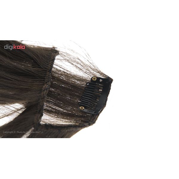 اکستنشن مو متحرک کلیپس دار مدل پوش رنگ موی طبیعی 3041c-3