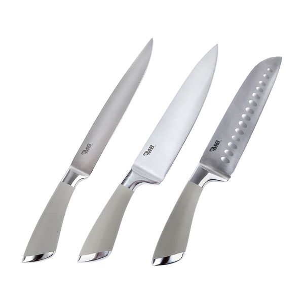 ست چاقوی آشپزخانه 3 پارچه ام بی مدل S8202