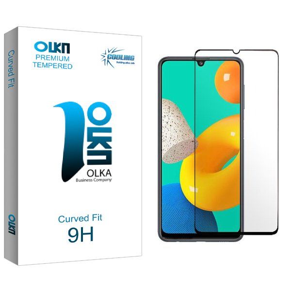 محافظ صفحه نمایش شیشه ای کولینگ مدل Olka Full مناسب برای گوشی موبایل سامسونگ Galaxy M32