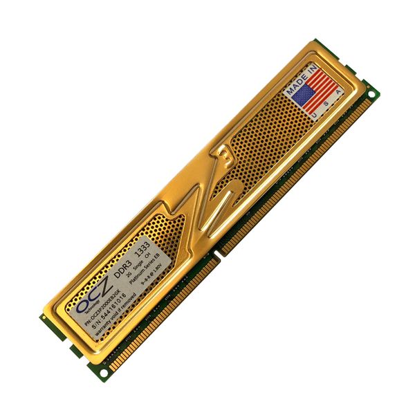 رم دسکتاپ DDR3 تک کاناله ۱۳۳۳ مگاهرتز CL9 او سی زد مدل platinum ظرفیت ۲ گیگابایت
