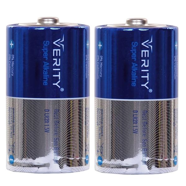 باتری D وریتی مدل Super Alkaline بسته 12 عددی