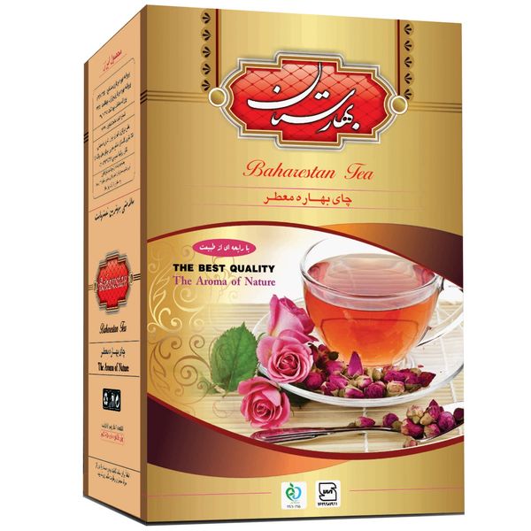 چای سیاه بهارستان مدل ایرانی معطر بسته 450 گرمی