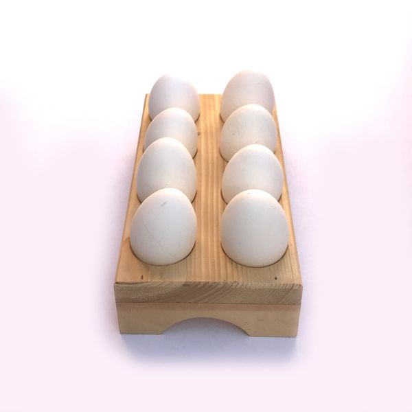 ظرف نگهدانده تخم مرغ چوبی کد 8