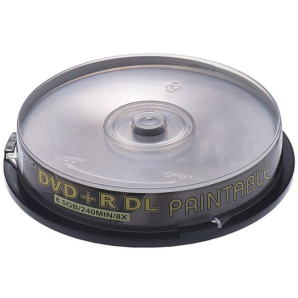 دی‌ وی‌ دی خام دیتالایف مدل DVD+R DL بسته 10 عددی