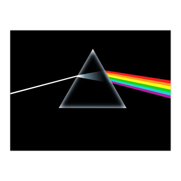 تابلو شاسی گالری آگاپه مدل H47 طرح Pink Floyd