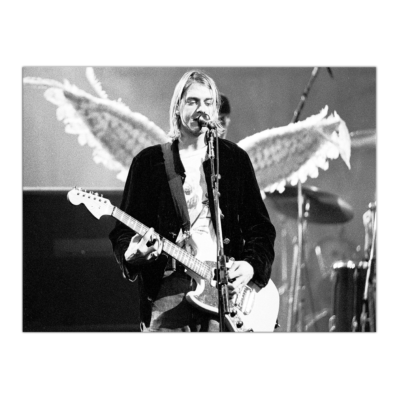تابلو شاسی گالری آگاپه مدل H61 طرح Kurt Cobain