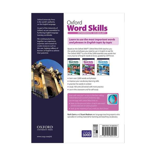 کتاب Oxford Word Skills Intermediate Second Edition اثر Ruth Gairns And Stuart Redman انتشارات Oxford