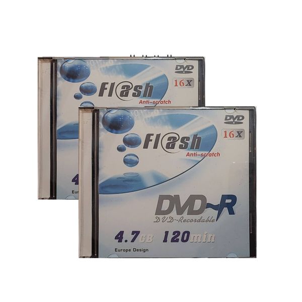 دی وی دی خام فلش مدل DVD-R بسته 2 عددی 