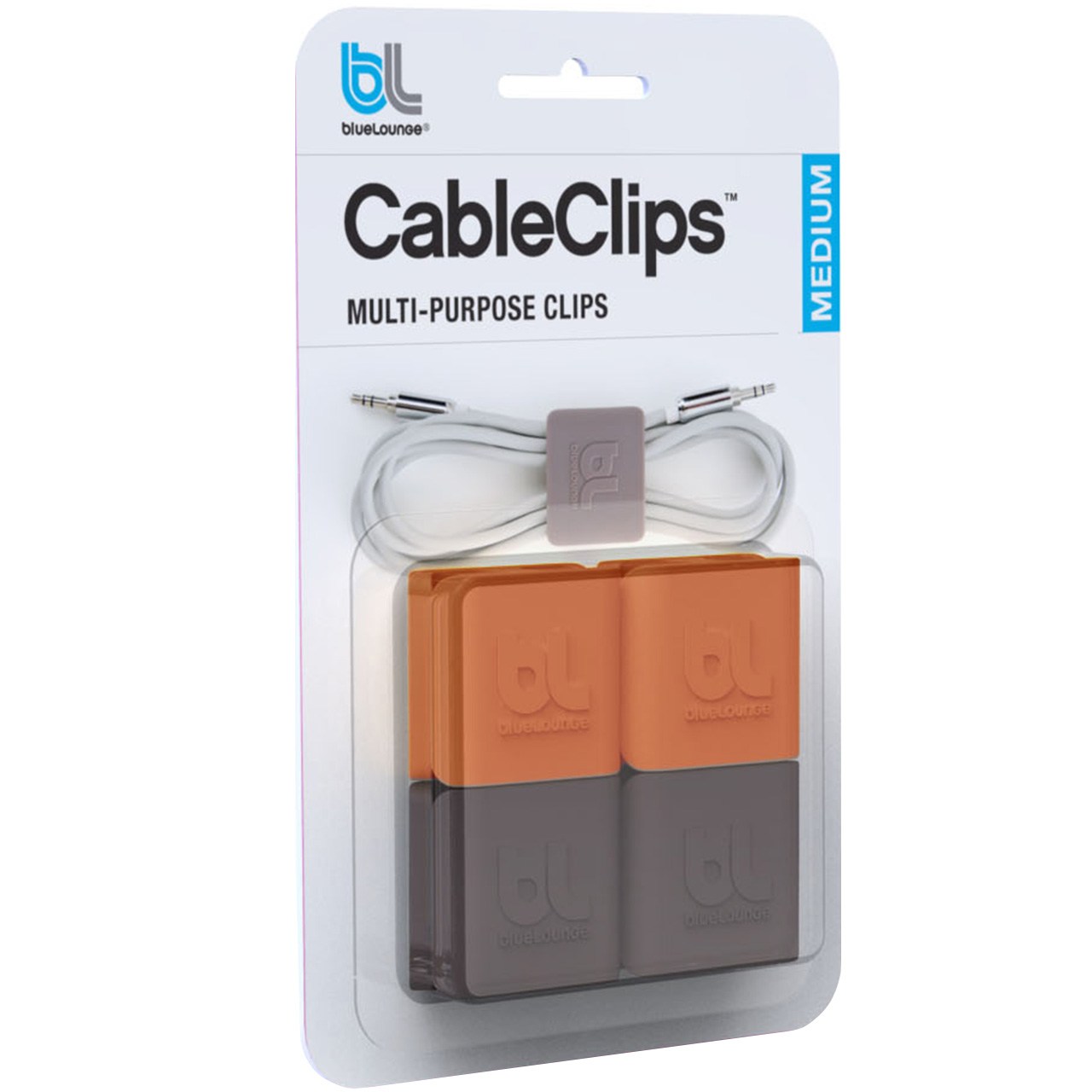 نگهدارنده کابل بلولانژ مدل Cableclip Medium بسته 4 عددی