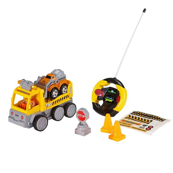 ماشین بازی کنترلی ریول مدل Junior Tow Loader W/excavator