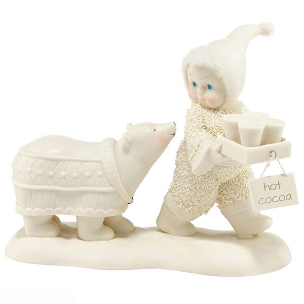 مجسمه دپارتمان 56 مدل Royal Cocoa Baby With Polar Bear