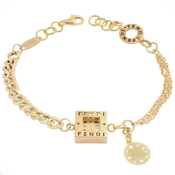 دستبند طلا 18 عیار زنانه طلای مستجابی کد FD808