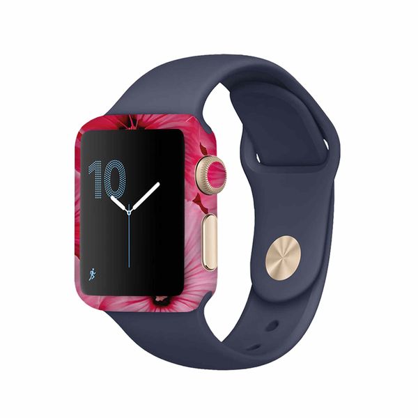 برچسب ماهوت طرح Pink_Flower مناسب برای اپل واچ Watch 2 42mm