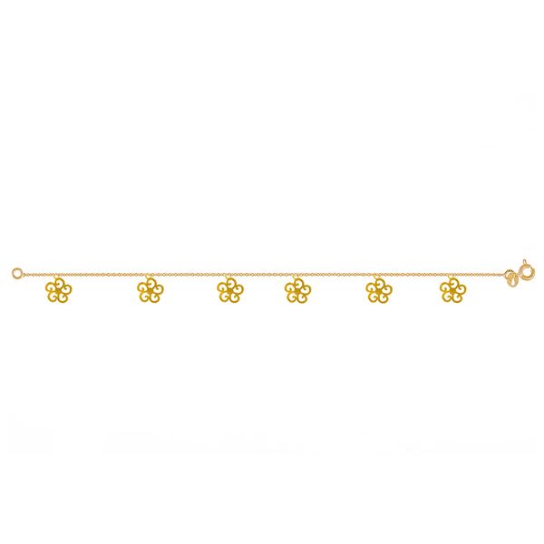 پابند طلا 18 عیار نازنین کد GR226