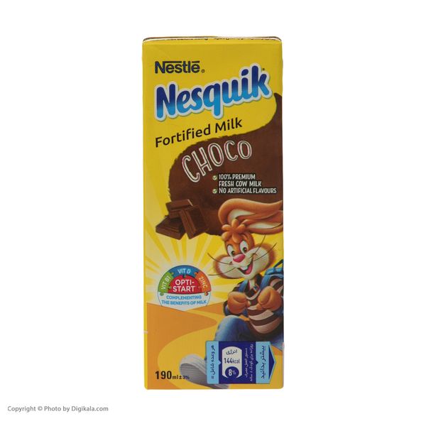 شیر کاکائو نسکوییک - 190 میلی لیتر بسته 6 عددی	
