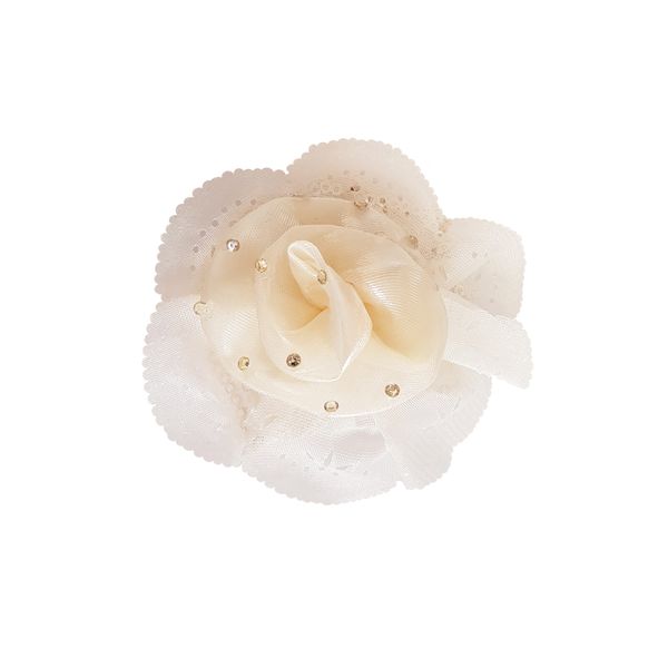 گل سینه زنانه سریر حجاب مدل گل رز 1