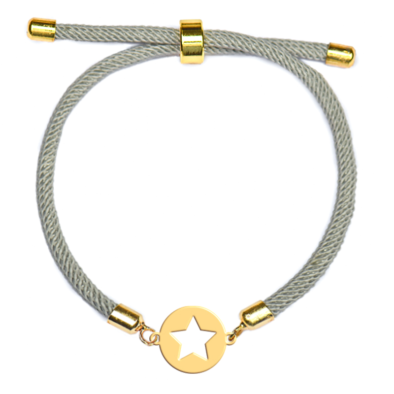دستبند طلا 18 عیار زنانه فرشته مدل ستاره WBLAS-000006