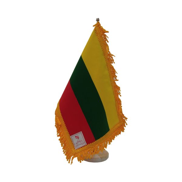پرچم رومیزی ایران اسکرین طرح پرچم لیتوانی مدل 2460
