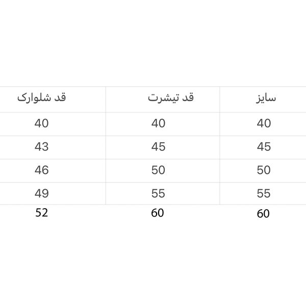 ست تی شرت و شلوارک بچگانه مدل پو کد 1