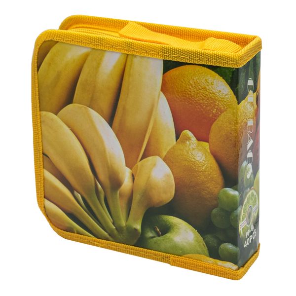 کیف سی دی 40 عددی مدل میوه ها