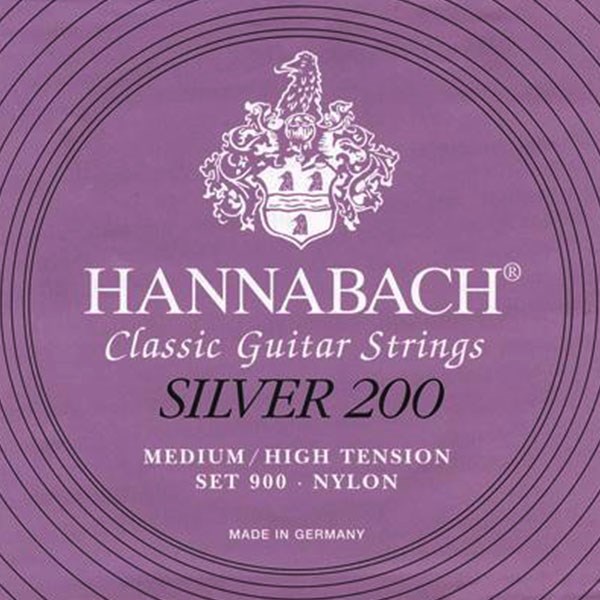 سیم گیتار کلاسیک هانا باخ مدل Set 900 Silver 200 MHT