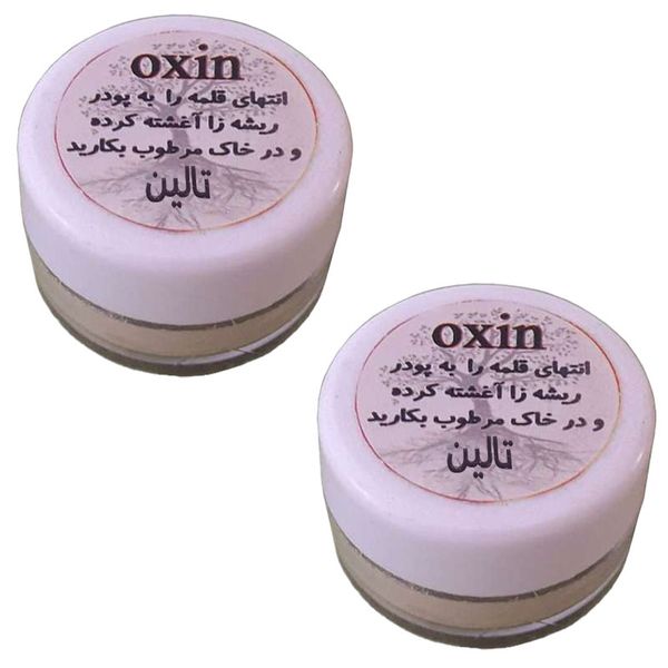 پودر هورمون ریشه زایی تالین مدل oxin وزن 3 گرم بسته 2 عددی