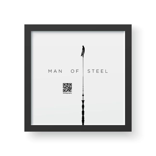 تابلو صداگرافی مدل Man-Of-Steel