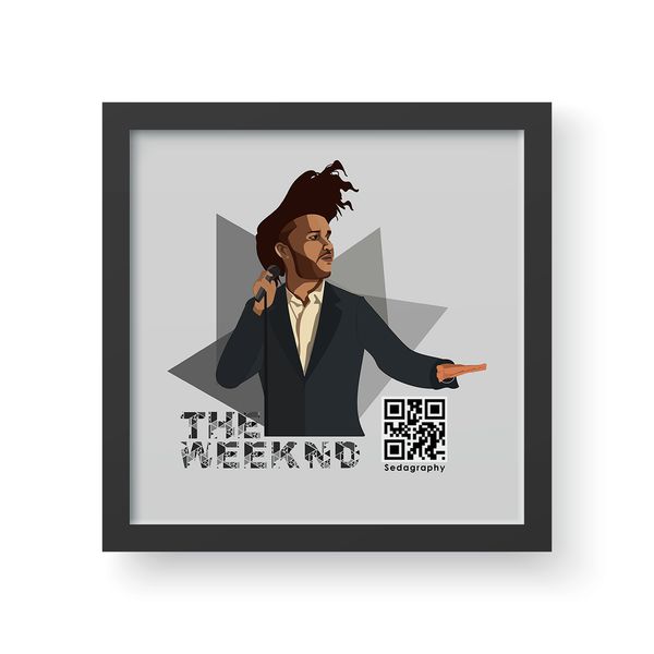 تابلو صداگرافی مدل The-Weeknd