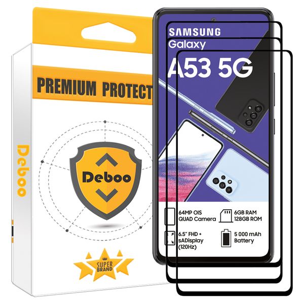 محافظ صفحه نمایش دبو مدل RH93 مناسب برای گوشی موبایل سامسونگ Galaxy A53 5G بسته سه عددی