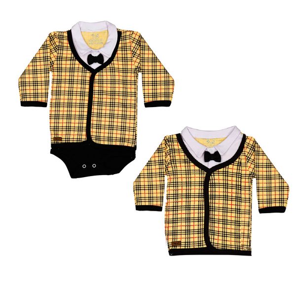 ست تاپ و تی شرت نوزادی تربچه مدل آرمان