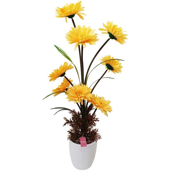 گلدان به همراه گل مصنوعی تولیپ مدل mb