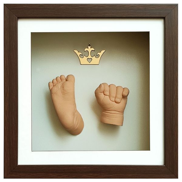 قاب کودک مدل قاب تندیس دست و پا و یادگاری های نوزادی کد BR-2t