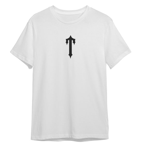 تی شرت آستین کوتاه مردانه مدل ترپ کد 0762 رنگ سفید