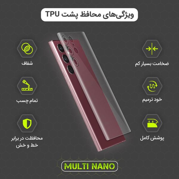 محافظ صفحه نمایش مولتی نانو مدل X-SFT مناسب برای گوشی موبایل اچ تی سی Desire 10 Pro به همراه محافظ پشت