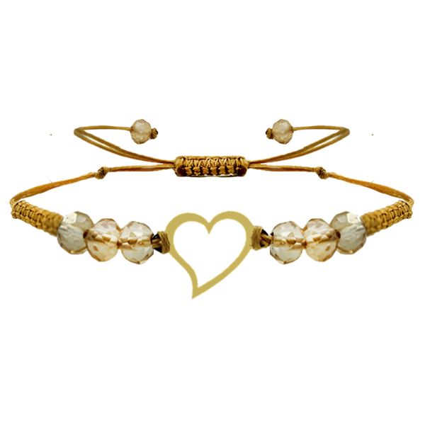 دستبند طلا 18 عیار زنانه رزالیا مدل Shiny Crystal کد RBR-WGM-CR-3