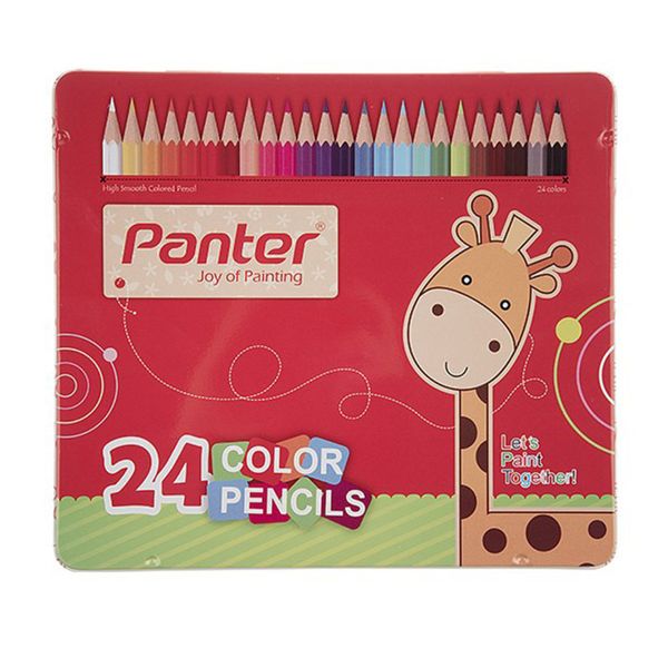 مداد رنگی 24 رنگ پنتر مدل زرافه کد 103