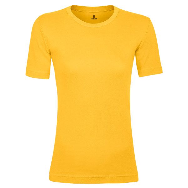 تی شرت زنانه ساروک مدل ZGF رنگ زرد