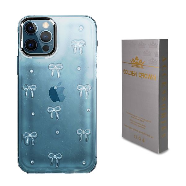 کاور گلدن کرون مدل Venus مناسب برای گوشی موبایل اپل Iphone 12 Pro