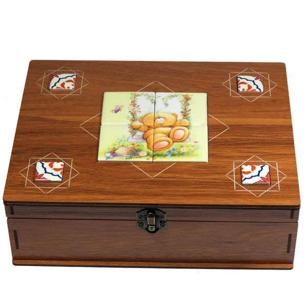 جعبه چای کیسه ای لوکس باکس طرح فانتزی کد LB3106